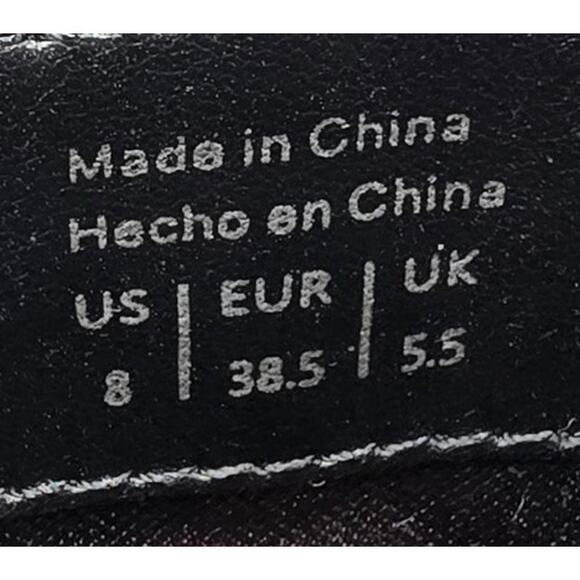 ALDO Black Suede Ankle Boots Pointed Toe Block Heel Zippered Bootie Women's 8 - Picture 8 of 10